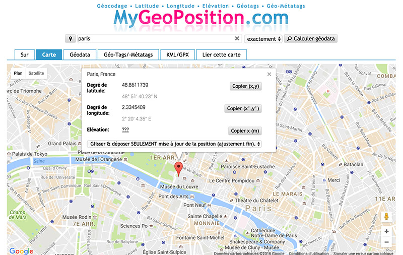 My Geo Position blog twitter